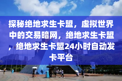 探秘绝地求生卡盟，虚拟世界中的交易暗网，绝地求生卡盟，绝地求生卡盟24小时自动发卡平台