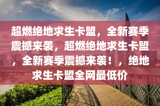 超燃绝地求生卡盟，全新赛季震撼来袭，超燃绝地求生卡盟，全新赛季震撼来袭！，绝地求生卡盟全网最低价