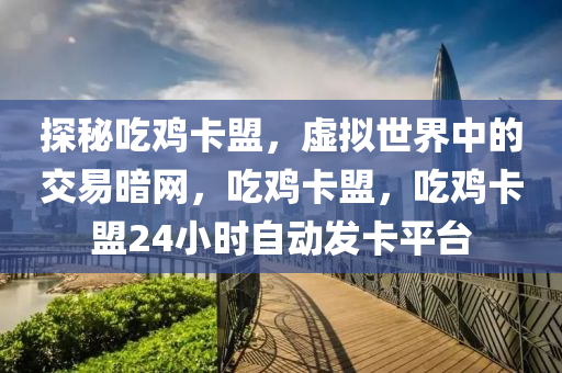 探秘吃鸡卡盟，虚拟世界中的交易暗网，吃鸡卡盟，吃鸡卡盟24小时自动发卡平台