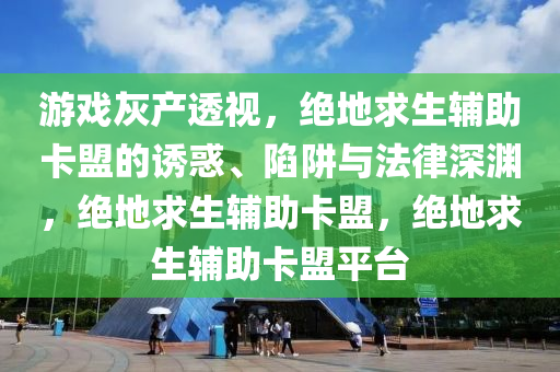 游戏灰产透视，绝地求生辅助卡盟的诱惑、陷阱与法律深渊，绝地求生辅助卡盟，绝地求生辅助卡盟平台