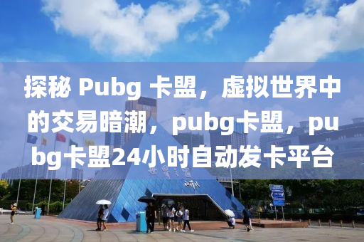 探秘 Pubg 卡盟，虚拟世界中的交易暗潮，pubg卡盟，pubg卡盟24小时自动发卡平台