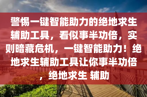 警惕一键智能助力的绝地求生辅助工具，看似事半功倍，实则暗藏危机，一键智能助力！绝地求生辅助工具让你事半功倍，绝地求生 辅助