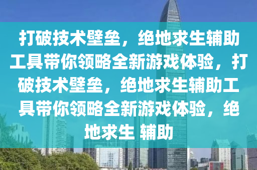 打破技术壁垒，绝地求生辅助工具带你领略全新游戏体验，打破技术壁垒，绝地求生辅助工具带你领略全新游戏体验，绝地求生 辅助