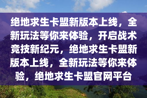 绝地求生卡盟新版本上线，全新玩法等你来体验，开启战术竞技新纪元，绝地求生卡盟新版本上线，全新玩法等你来体验，绝地求生卡盟官网平台