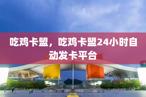 吃鸡卡盟，吃鸡卡盟24小时自动发卡平台