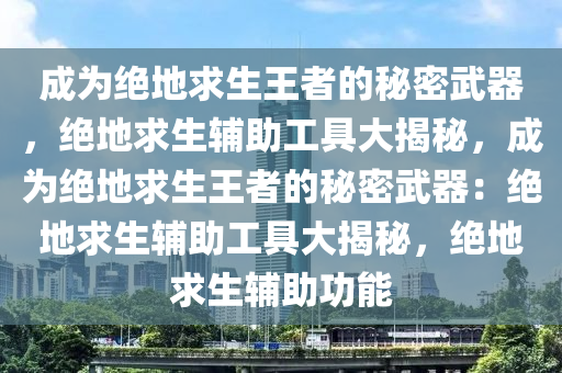 成为绝地求生王者的秘密武器，绝地求生辅助工具大揭秘，成为绝地求生王者的秘密武器：绝地求生辅助工具大揭秘，绝地求生辅助功能