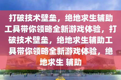 打破技术壁垒，绝地求生辅助工具带你领略全新游戏体验，打破技术壁垒，绝地求生辅助工具带你领略全新游戏体验，绝地求生 辅助