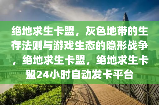 绝地求生卡盟，灰色地带的生存法则与游戏生态的隐形战争，绝地求生卡盟，绝地求生卡盟24小时自动发卡平台