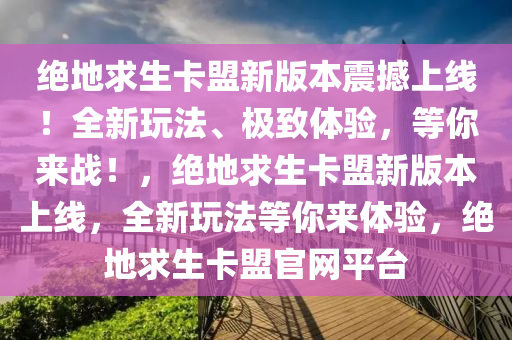 绝地求生卡盟新版本震撼上线！全新玩法、极致体验，等你来战！，绝地求生卡盟新版本上线，全新玩法等你来体验，绝地求生卡盟官网平台