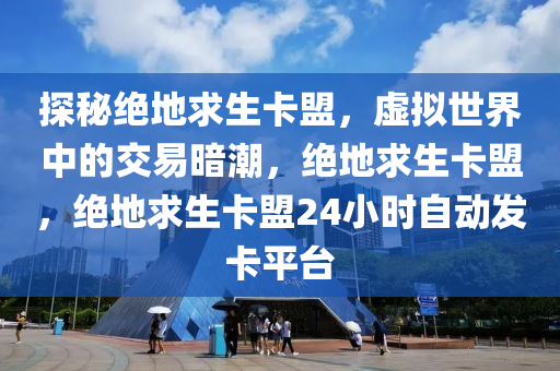 探秘绝地求生卡盟，虚拟世界中的交易暗潮，绝地求生卡盟，绝地求生卡盟24小时自动发卡平台