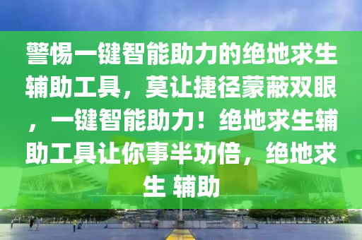 警惕一键智能助力的绝地求生辅助工具，莫让捷径蒙蔽双眼，一键智能助力！绝地求生辅助工具让你事半功倍，绝地求生 辅助