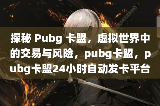 探秘 Pubg 卡盟，虚拟世界中的交易与风险，pubg卡盟，pubg卡盟24小时自动发卡平台