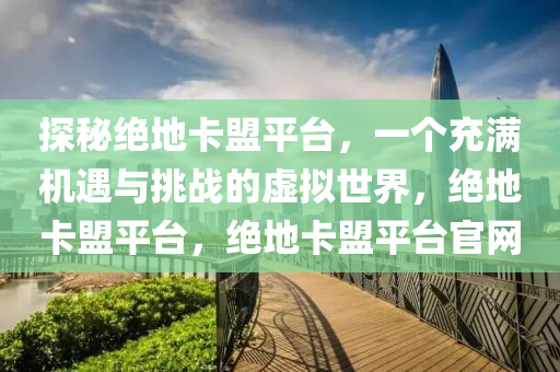 探秘绝地卡盟平台，一个充满机遇与挑战的虚拟世界，绝地卡盟平台，绝地卡盟平台官网