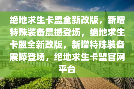 绝地求生卡盟全新改版，新增特殊装备震撼登场，绝地求生卡盟全新改版，新增特殊装备震撼登场，绝地求生卡盟官网平台