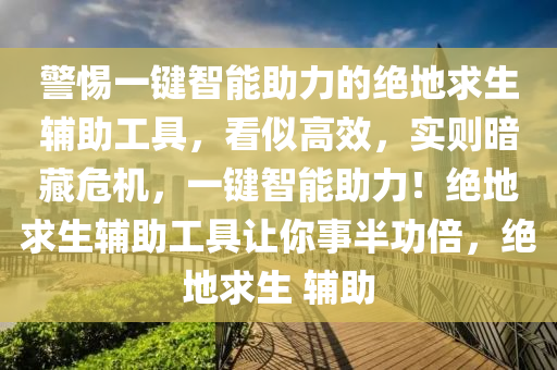 警惕一键智能助力的绝地求生辅助工具，看似高效，实则暗藏危机，一键智能助力！绝地求生辅助工具让你事半功倍，绝地求生 辅助