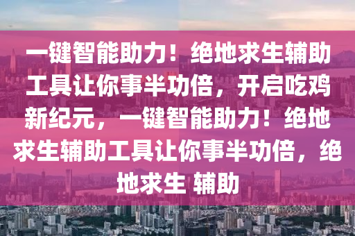 一键智能助力！绝地求生辅助工具让你事半功倍，开启吃鸡新纪元，一键智能助力！绝地求生辅助工具让你事半功倍，绝地求生 辅助