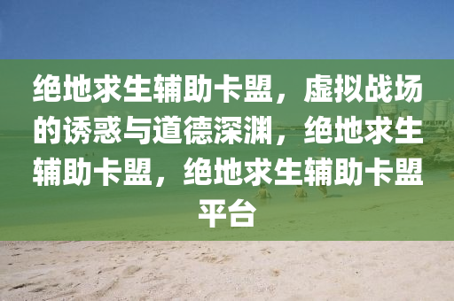 绝地求生辅助卡盟，虚拟战场的诱惑与道德深渊，绝地求生辅助卡盟，绝地求生辅助卡盟平台
