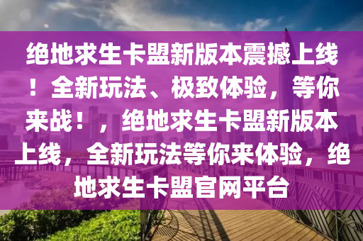 绝地求生卡盟新版本震撼上线！全新玩法、极致体验，等你来战！，绝地求生卡盟新版本上线，全新玩法等你来体验，绝地求生卡盟官网平台