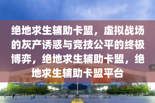 绝地求生辅助卡盟，虚拟战场的灰产诱惑与竞技公平的终极博弈，绝地求生辅助卡盟，绝地求生辅助卡盟平台