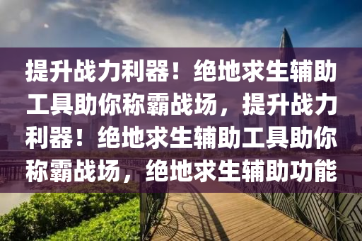 提升战力利器！绝地求生辅助工具助你称霸战场，提升战力利器！绝地求生辅助工具助你称霸战场，绝地求生辅助功能