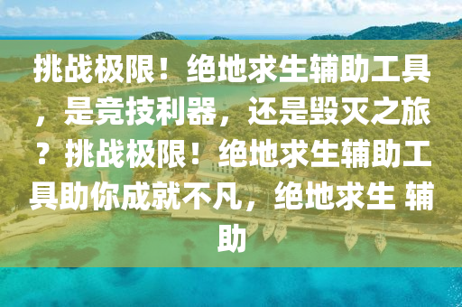 挑战极限！绝地求生辅助工具，是竞技利器，还是毁灭之旅？挑战极限！绝地求生辅助工具助你成就不凡，绝地求生 辅助