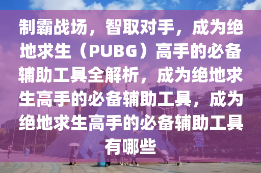 制霸战场，智取对手，成为绝地求生（PUBG）高手的必备辅助工具全解析，成为绝地求生高手的必备辅助工具，成为绝地求生高手的必备辅助工具有哪些