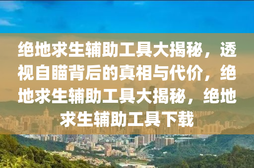 绝地求生辅助工具大揭秘，透视自瞄背后的真相与代价，绝地求生辅助工具大揭秘，绝地求生辅助工具下载