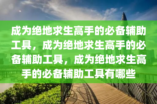 成为绝地求生高手的必备辅助工具，成为绝地求生高手的必备辅助工具，成为绝地求生高手的必备辅助工具有哪些