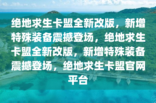 绝地求生卡盟全新改版，新增特殊装备震撼登场，绝地求生卡盟全新改版，新增特殊装备震撼登场，绝地求生卡盟官网平台