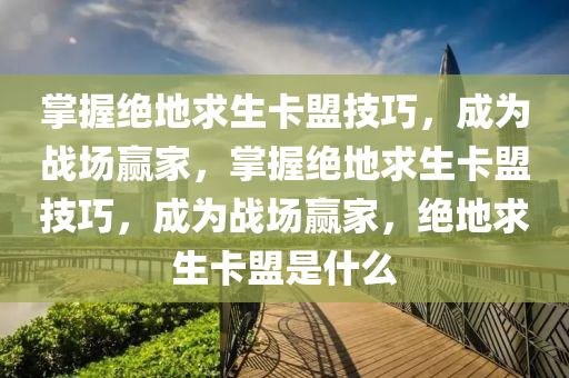 掌握绝地求生卡盟技巧，成为战场赢家，掌握绝地求生卡盟技巧，成为战场赢家，绝地求生卡盟是什么