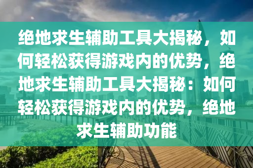 绝地求生辅助工具大揭秘，如何轻松获得游戏内的优势，绝地求生辅助工具大揭秘：如何轻松获得游戏内的优势，绝地求生辅助功能