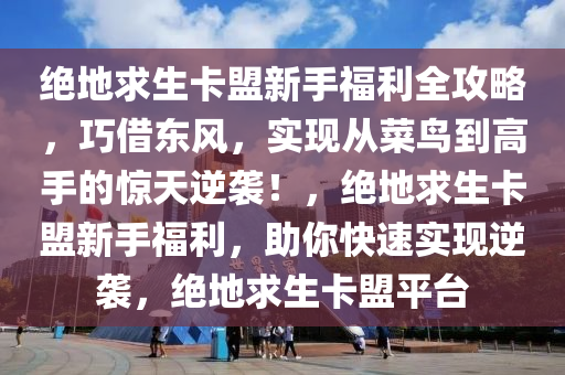 绝地求生卡盟新手福利全攻略，巧借东风，实现从菜鸟到高手的惊天逆袭！，绝地求生卡盟新手福利，助你快速实现逆袭，绝地求生卡盟平台