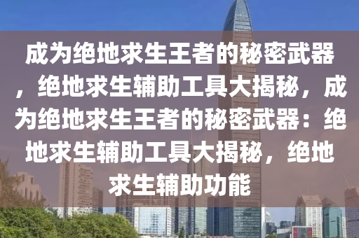 成为绝地求生王者的秘密武器，绝地求生辅助工具大揭秘，成为绝地求生王者的秘密武器：绝地求生辅助工具大揭秘，绝地求生辅助功能