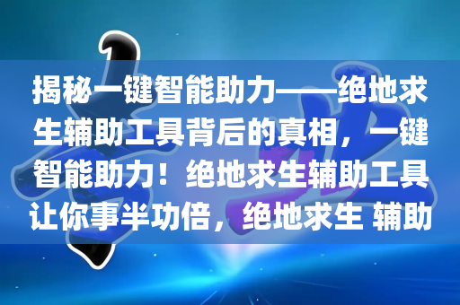 揭秘一键智能助力——绝地求生辅助工具背后的真相，一键智能助力！绝地求生辅助工具让你事半功倍，绝地求生 辅助