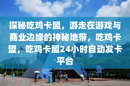 探秘吃鸡卡盟，游走在游戏与商业边缘的神秘地带，吃鸡卡盟，吃鸡卡盟24小时自动发卡平台