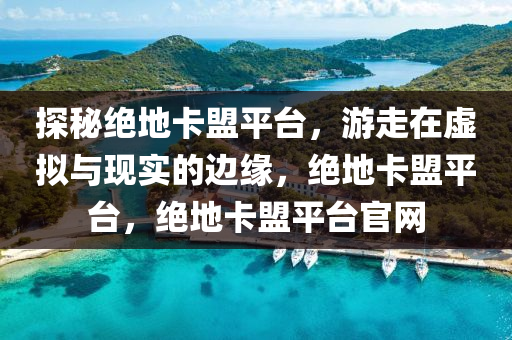 探秘绝地卡盟平台，游走在虚拟与现实的边缘，绝地卡盟平台，绝地卡盟平台官网