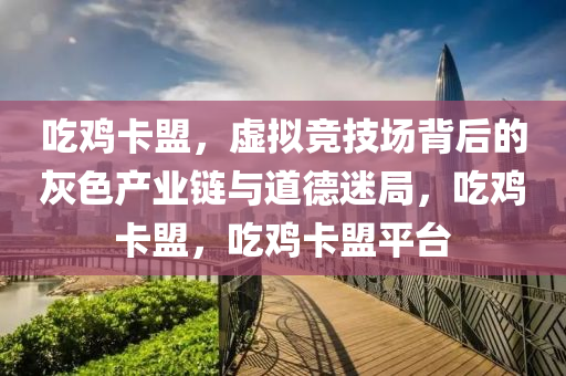 吃鸡卡盟，虚拟竞技场背后的灰色产业链与道德迷局，吃鸡卡盟，吃鸡卡盟平台