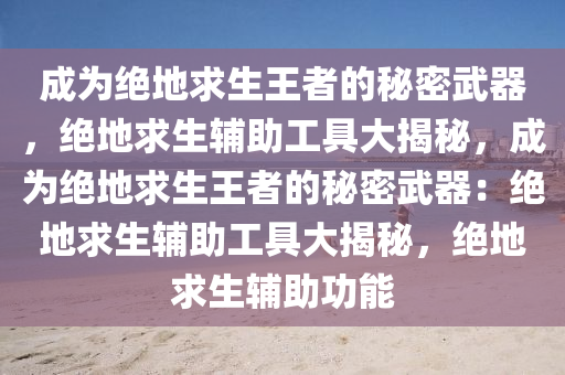 成为绝地求生王者的秘密武器，绝地求生辅助工具大揭秘，成为绝地求生王者的秘密武器：绝地求生辅助工具大揭秘，绝地求生辅助功能