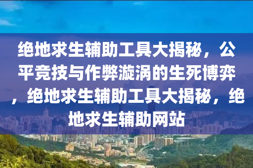 绝地求生辅助工具大揭秘，公平竞技与作弊漩涡的生死博弈，绝地求生辅助工具大揭秘，绝地求生辅助网站