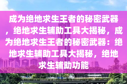 成为绝地求生王者的秘密武器，绝地求生辅助工具大揭秘，成为绝地求生王者的秘密武器：绝地求生辅助工具大揭秘，绝地求生辅助功能