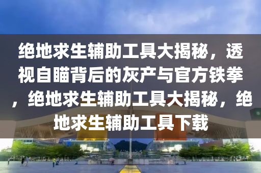 绝地求生辅助工具大揭秘，透视自瞄背后的灰产与官方铁拳，绝地求生辅助工具大揭秘，绝地求生辅助工具下载