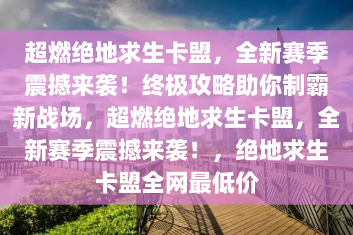超燃绝地求生卡盟，全新赛季震撼来袭！终极攻略助你制霸新战场，超燃绝地求生卡盟，全新赛季震撼来袭！，绝地求生卡盟全网最低价