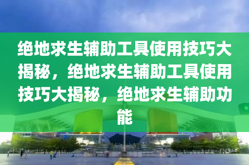 绝地求生辅助工具使用技巧大揭秘，绝地求生辅助工具使用技巧大揭秘，绝地求生辅助功能