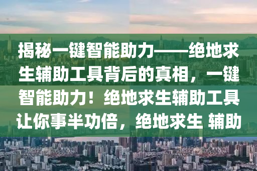 揭秘一键智能助力——绝地求生辅助工具背后的真相，一键智能助力！绝地求生辅助工具让你事半功倍，绝地求生 辅助