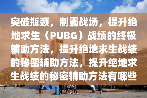突破瓶颈，制霸战场，提升绝地求生（PUBG）战绩的终极辅助方法，提升绝地求生战绩的秘密辅助方法，提升绝地求生战绩的秘密辅助方法有哪些