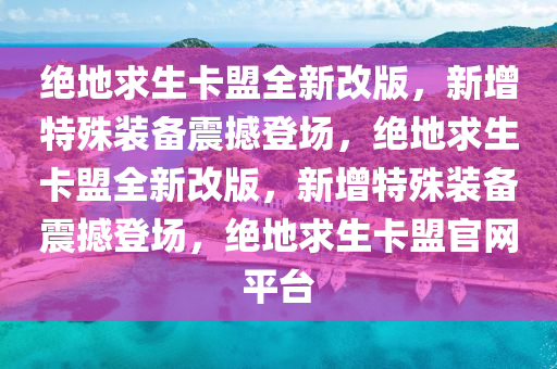 绝地求生卡盟全新改版，新增特殊装备震撼登场，绝地求生卡盟全新改版，新增特殊装备震撼登场，绝地求生卡盟官网平台