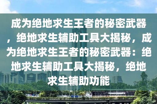 成为绝地求生王者的秘密武器，绝地求生辅助工具大揭秘，成为绝地求生王者的秘密武器：绝地求生辅助工具大揭秘，绝地求生辅助功能