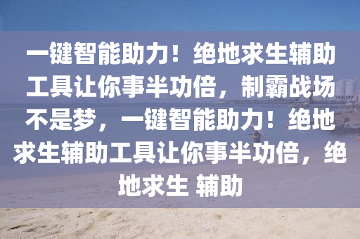 一键智能助力！绝地求生辅助工具让你事半功倍，制霸战场不是梦，一键智能助力！绝地求生辅助工具让你事半功倍，绝地求生 辅助