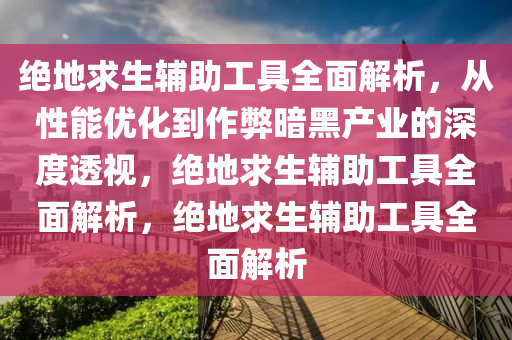 绝地求生辅助工具全面解析，从性能优化到作弊暗黑产业的深度透视，绝地求生辅助工具全面解析，绝地求生辅助工具全面解析