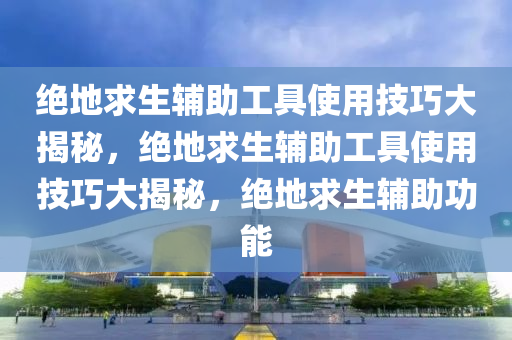 绝地求生辅助工具使用技巧大揭秘，绝地求生辅助工具使用技巧大揭秘，绝地求生辅助功能